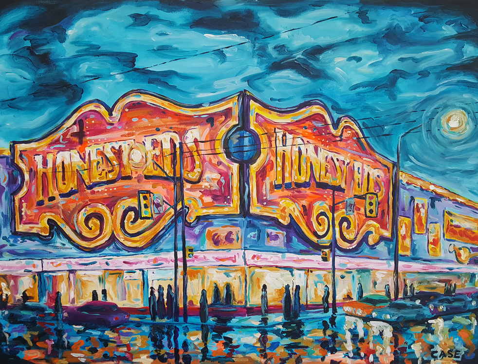 Honest Lights painting by Casey O'Neill