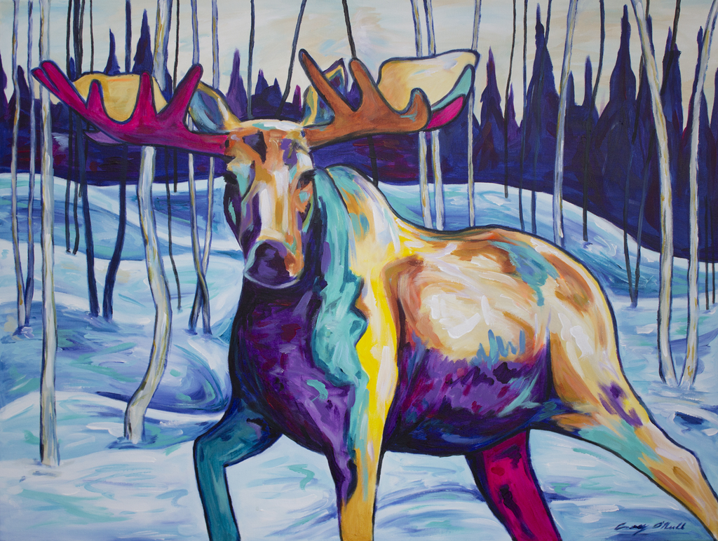 Moose - 8"x10" Print