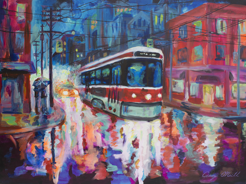 Rainy Night - 11"x15" Print