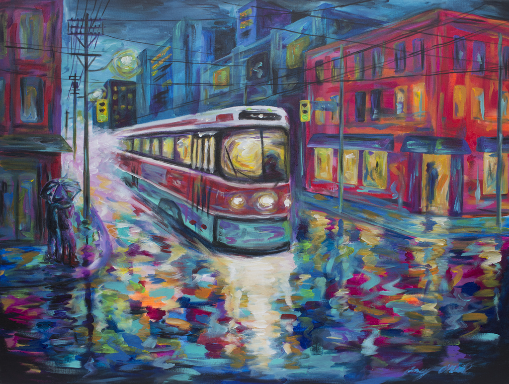 Rainy Night 2 - 11"x15" Print
